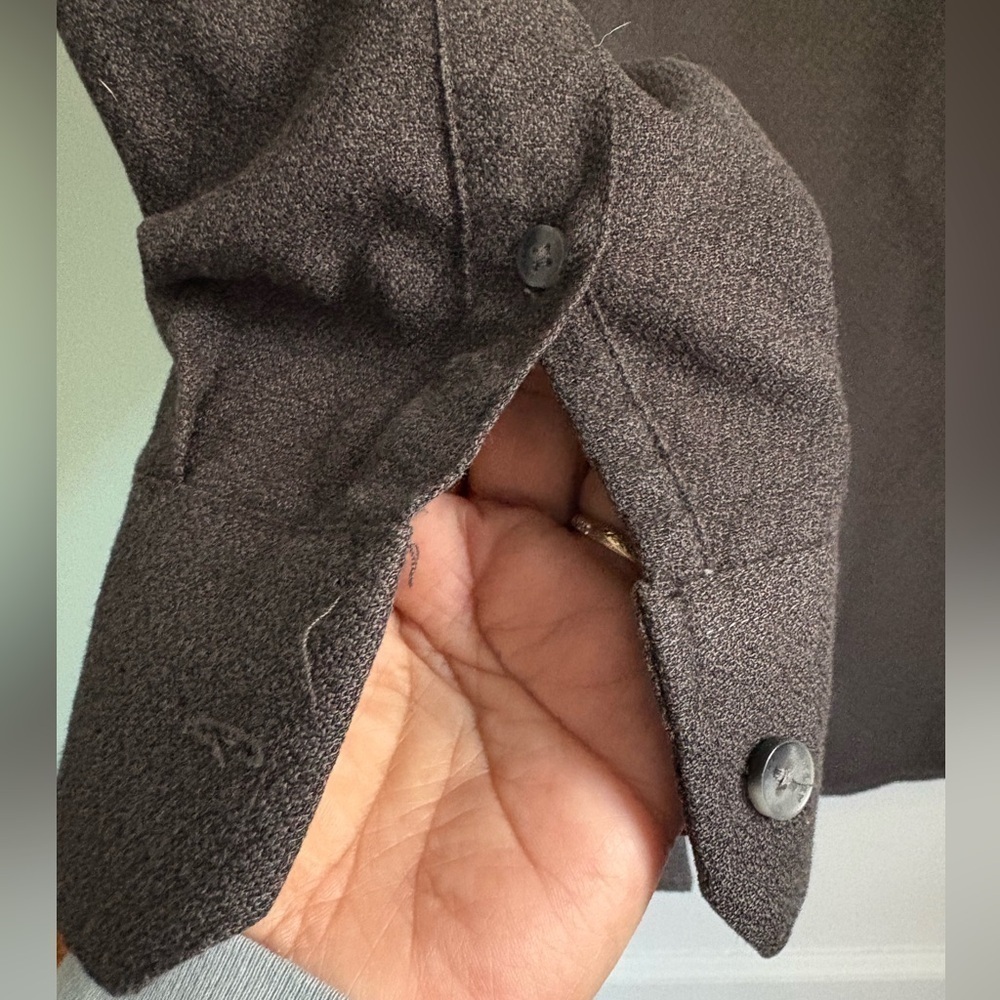 Oakley Long Sleeves Gray Button-Up Men’s Shirt, 2 Pockets Size: Large - Picture 6 of 11